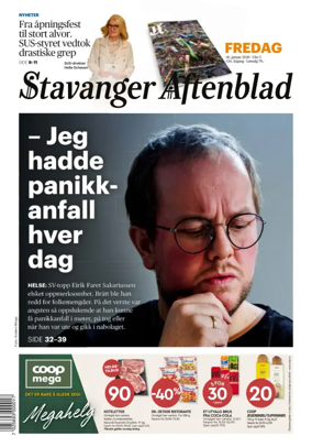 Cover of Stavanger Aftenblad