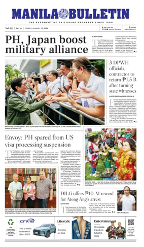 Cover of Manila Bulletin