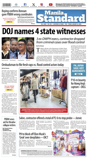 Cover of Manila Standard
