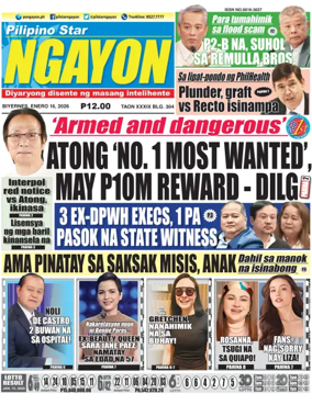 Cover of Pilipino Star Ngayon