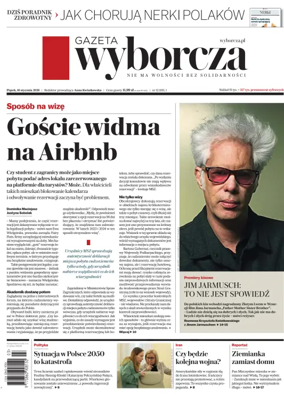 Cover of Gazeta Wyborcza
