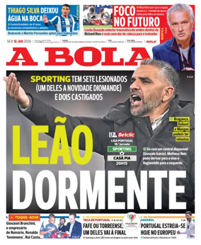 Cover of A BOLA (Portuguese)