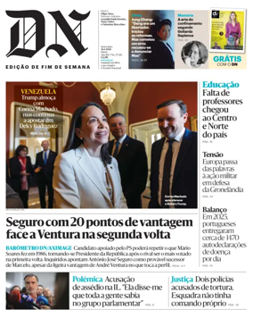Cover of Diario de Noticias