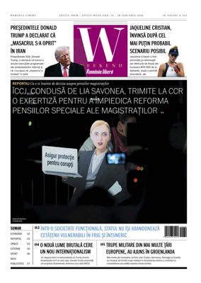 Cover of Romania Libera - Friday Edition