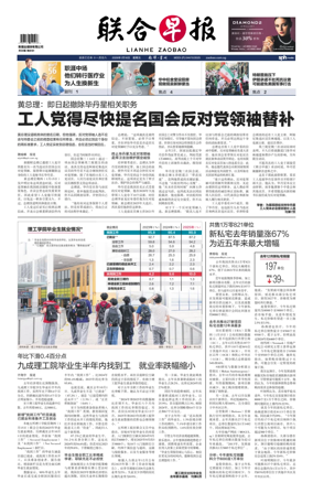Cover of Lianhe Zaobao