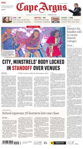 Cover of Cape Argus (PM Edition)