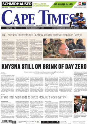 Cover of Cape Times