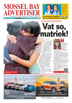 Cover of Mossel Bay Advertiser