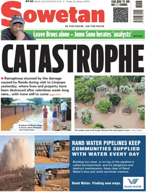 Cover of Sowetan
