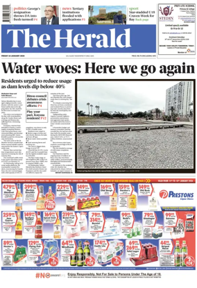 Cover of The Herald (South Africa)