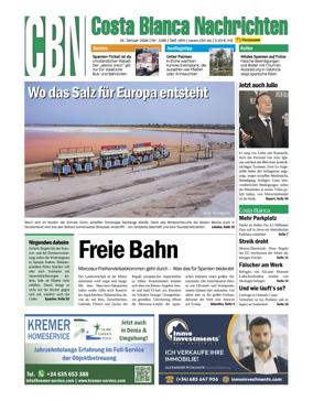 Cover of Costa Blanca Nachrichten
