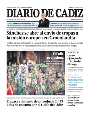 Cover of Diario de Cadiz