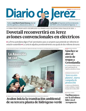 Cover of Diario de Jerez