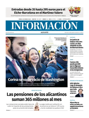 Cover of Diario Informacion