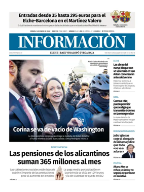 Cover of Diario Informacion (Elche y Vega Baja)