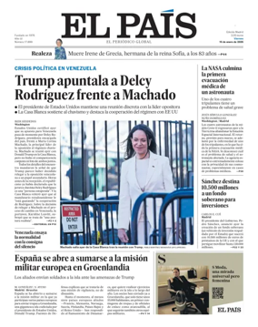 Cover of El Pais