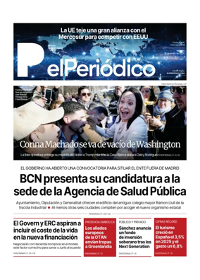 Cover of El Periodico - Castellano