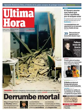 Cover of Ultima Hora
