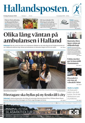 Cover of Hallandsposten