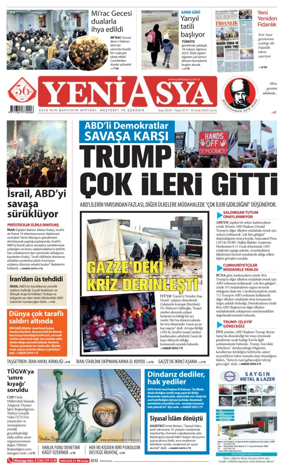 Cover of Yeni Asya