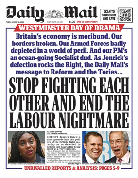 Cover of Daily Mail