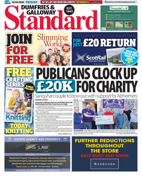 Cover of Dumfries & Galloway Standard