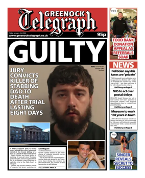 Cover of Greenock Telegraph