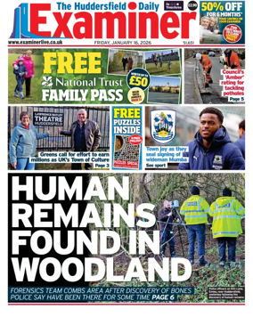 Cover of Huddersfield Daily Examiner