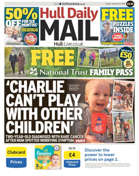 Cover of Hull Daily Mail