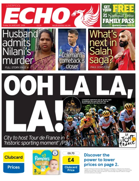 Cover of Liverpool Echo