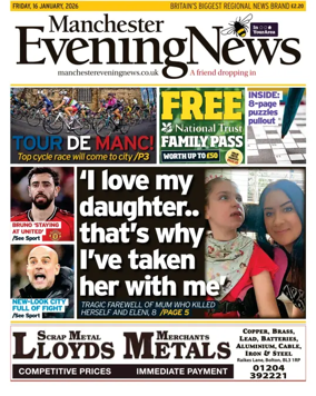Cover of Manchester Evening News