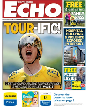 Cover of South Wales Echo