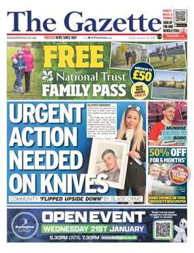 Cover of Teesside Evening Gazette