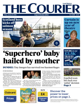 Cover of The Courier & Advertiser (Angus and Dundee)