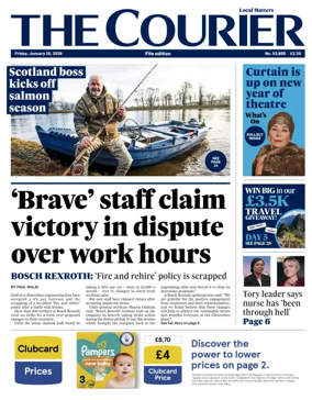 Cover of The Courier & Advertiser (Fife Edition)