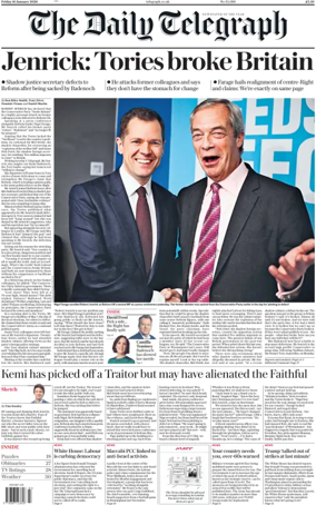Cover of The Daily Telegraph