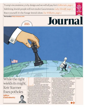 Cover of The Guardian e-paper Journal