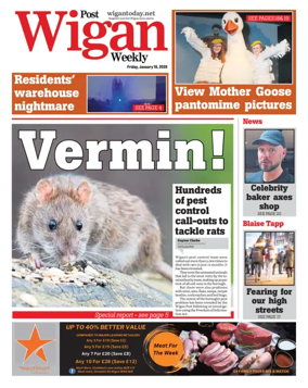 Cover of Wigan Evening Post