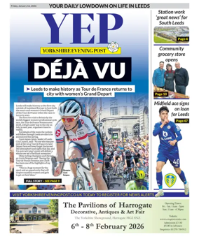 Cover of Yorkshire Evening Post