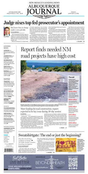 Cover of Albuquerque Journal