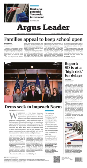 Cover of Argus Leader