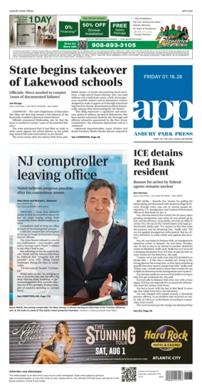 Cover of Asbury Park Press