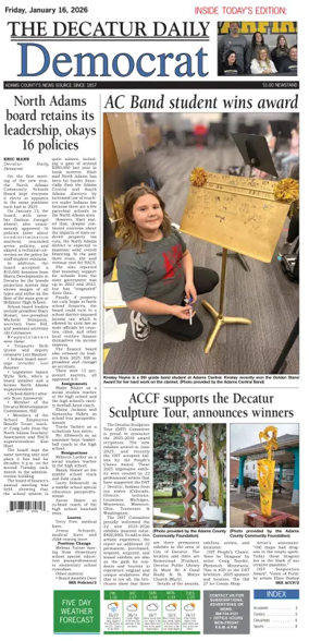 Cover of The Decatur Daily Democrat
