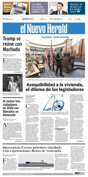Cover of El Nuevo Herald