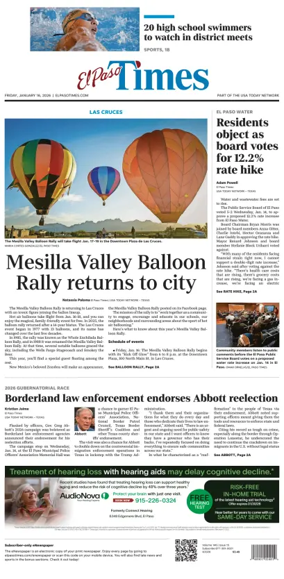 Cover of El Paso Times