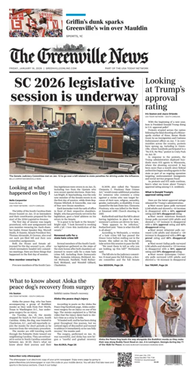 Cover of The Greenville News