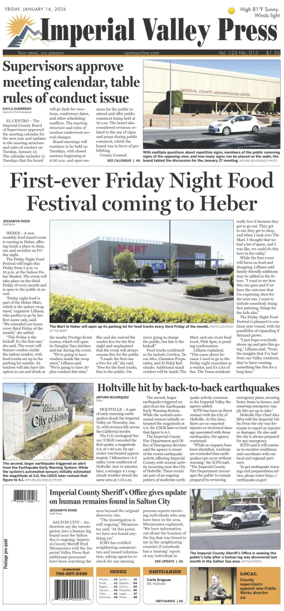 Cover of Imperial Valley Press