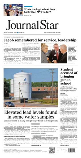 Cover of Journal Star (Peoria)