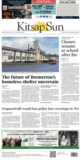 Cover of Kitsap Sun