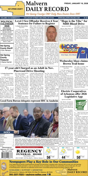 Cover of Malvern Daily Record